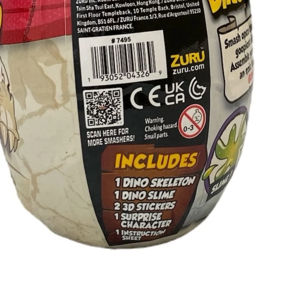 ZURU Smashers Dino Island Smash Discover & Build Orange Surprise Egg Toy - Picture 7 of 11